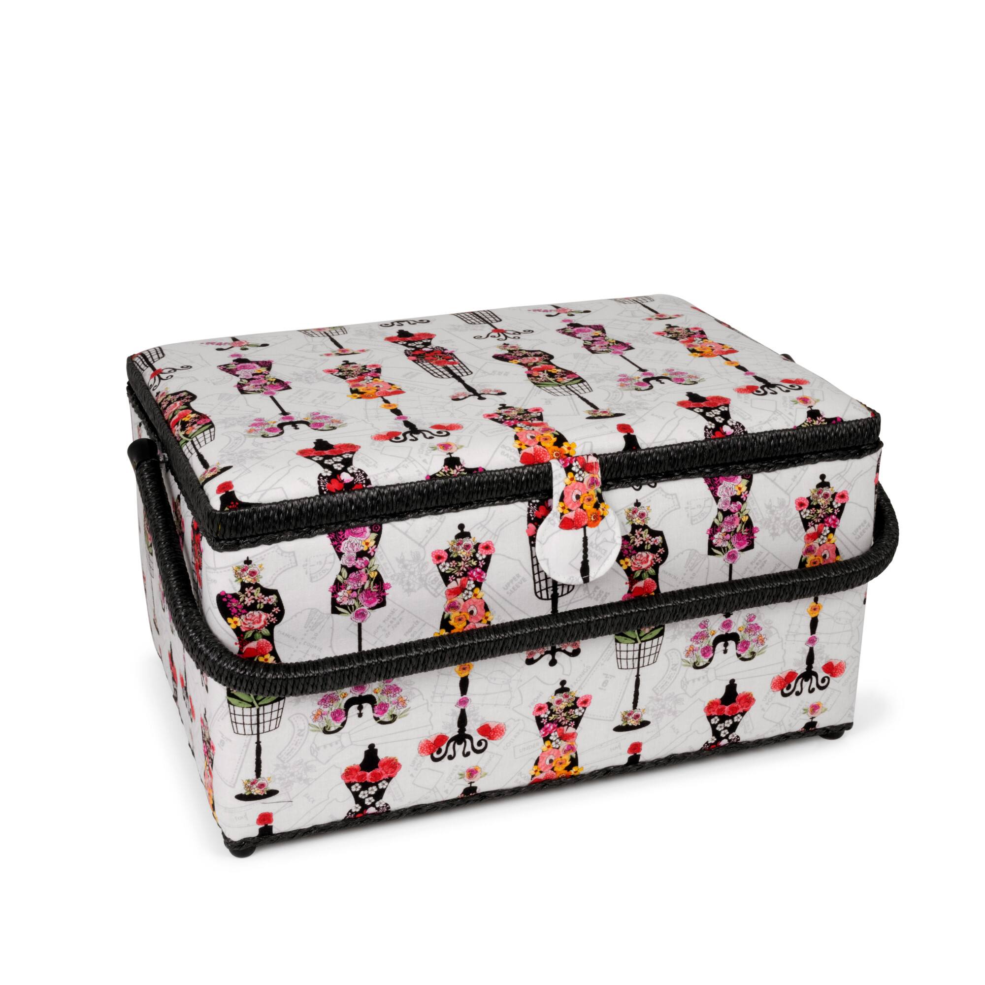 Dritz® X-Large Gray Dress Forms Sewing Basket